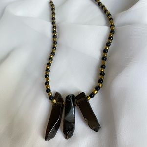 Natural stone handmade necklace